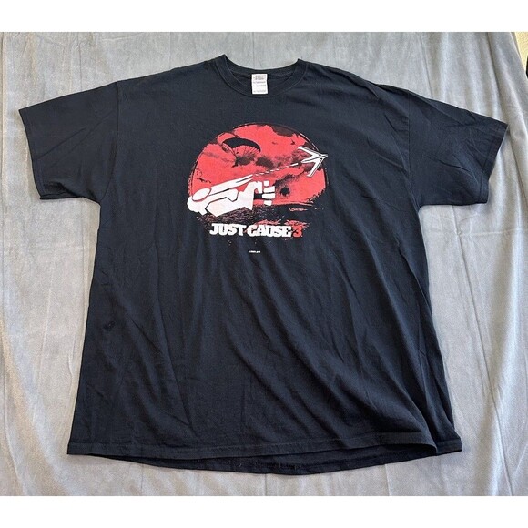 Just Cause 0003 Video Game Mens TShirt Men's 2XL 2015 Square Enix Avalanche Tee - Picture 1 of 8